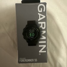 Garmin Forerunner 55 Black GPS Running Fitness Tracker Watch Brand New