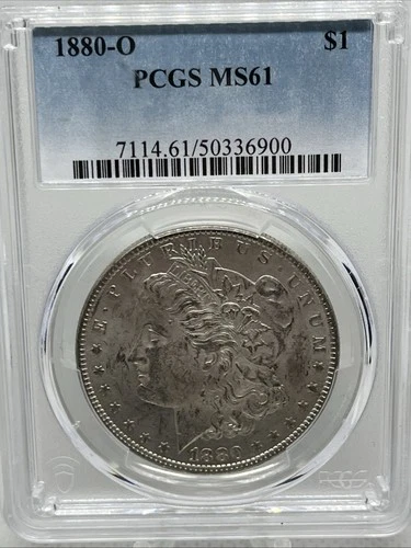 1880 O US Morgan Dollar $1 PCGS MS61