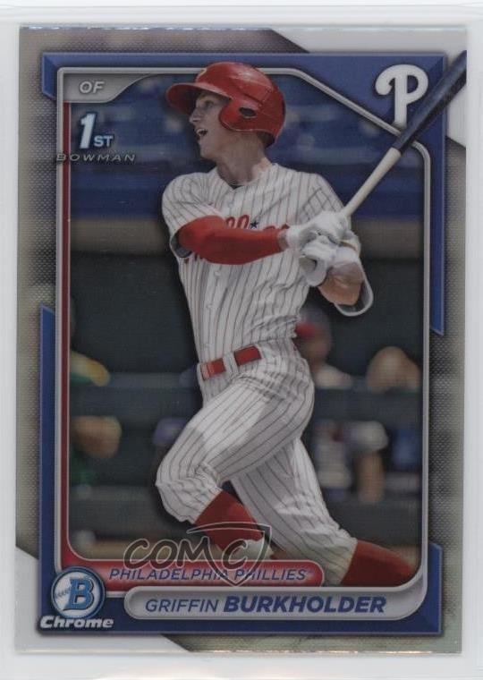 2024 Bowman Draft Chrome Refractor Griffin Burkholder #BDC-60 1g1q