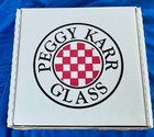 PEGGY KARR 8 INCH  BREAST CANCER CUSTOM HOPE ROUND PLATE SIGNED W/BOX NEAR MINT — photo 7