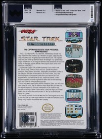 WILLIAM SHATNER SIGNED STAR TREK 25TH ANNIVERSARY NES NINTENDO WATA 9.4 CIB