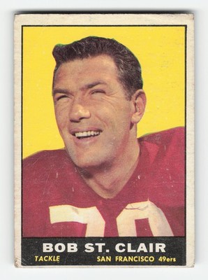 1961 Topps #63 Bob St. Clair Very Good