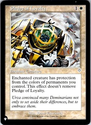 Magic | LIST | Pledge of Loyalty | 24/350 | Normal | NM