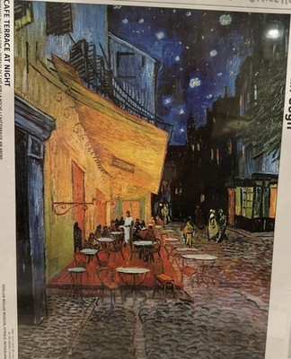 Eurographics Vincent Van Gogh Puzzle Terrace at Night 1000 Piece FACTORY SEALED