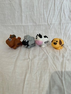 Little Tikes Squirtin Farmyard Friends Badespielzeug Pferd, Hund, Kuh, Schaf