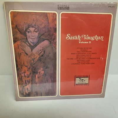 Sarah Vaughan Volume II Everest Records Stereo LP Like new! | eBay