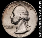 1961-D Washington Quarter- Silver High Grade Luster No Reserve #i8599