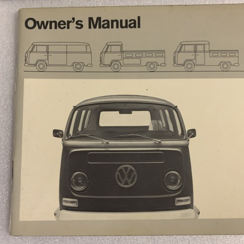 1971 Volkswagen Transporter Van Bus Owner’s Manual Genuine OEM with plastic Case - Bild 2 von 19