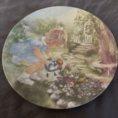 Collector Plate by Rusty Money -signed 1st Edition - STOP AND SMELL THE ROSES