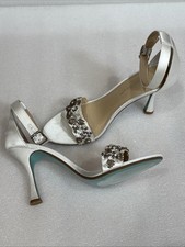Betsey Johnson Women's Sb-Devan Rhinestone Heeled Sandal Size 9.5 New
