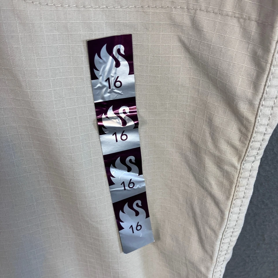 Женские шорты-бермуды Gloria Vanderbilt размер 16 цвет слоновой кости новые с ценниками - Изображение 4 из 4