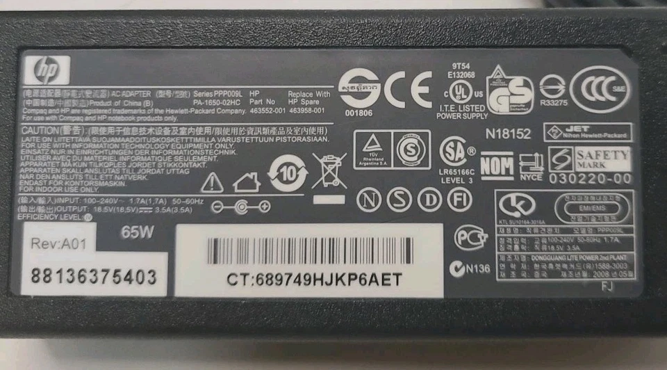 HP USB-C Universal Dock - HSAB005DS WITH POWER CORD - Image 4 of 4