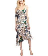 Rachel Roy Womens Ruffled Asymmetrical Dress, floral, 14