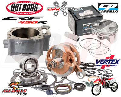 09-12 Honda CRF450R CRF 450R 96mm Stock Bore Cylinder CP Piston Crank Motor Kit