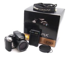 Nikon Coolpix P80 10,1 megapixel fotocamera digitale bridge + cinghia, manuali e caricatore