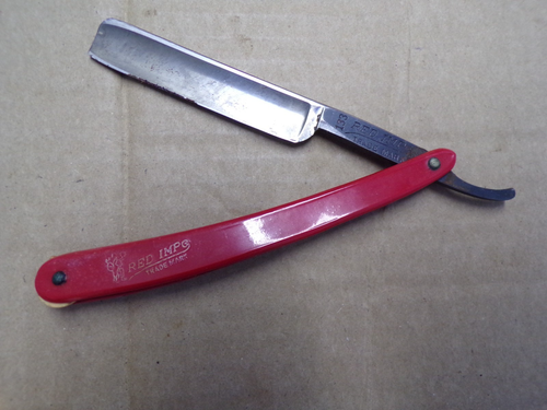 Vintage Case Red Imp #133 Straight Razor – Estate Find w/ Alma Marker ...