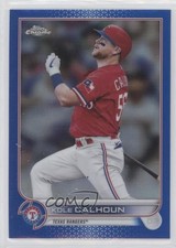 2022 Topps Chrome Blue Refractor 62/150 Kole Calhoun #17 0i40