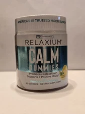 Relaxium Calm Gummies Supports Relaxation & Mood Lemon 60 Gummies 04/2026