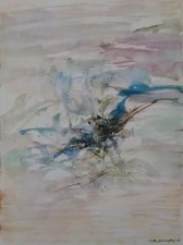 ZAO WOU-KI : Brise du large, GRAVURE Signée, 1966   #ART CHINOIS