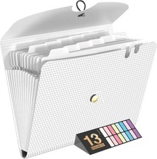 Expanding File Folder, 13 Poet Accord File Organizer, Monthly