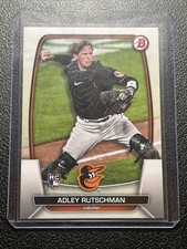 Adley Rutschman 2023 Bowman Rookie Card RC #40 MLB Baltimore Orioles. rookie card picture