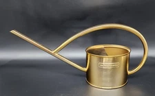 Smith & Hawken Small Gold Tone Watering Can For Plants 1 Litre Capacity