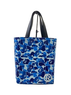 A BATHING APE Tote Bag Polyester Multicolor Camouflage Tiefe 10 cm Höhe 25,5 cm