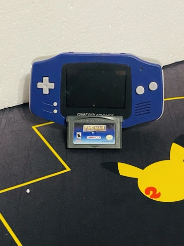 Nintendo Game Boy Advance Console - Indigo (Tested) - No Battery Cover