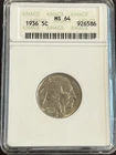 MS64  1936 Buffalo Nickel Vintage ANACS