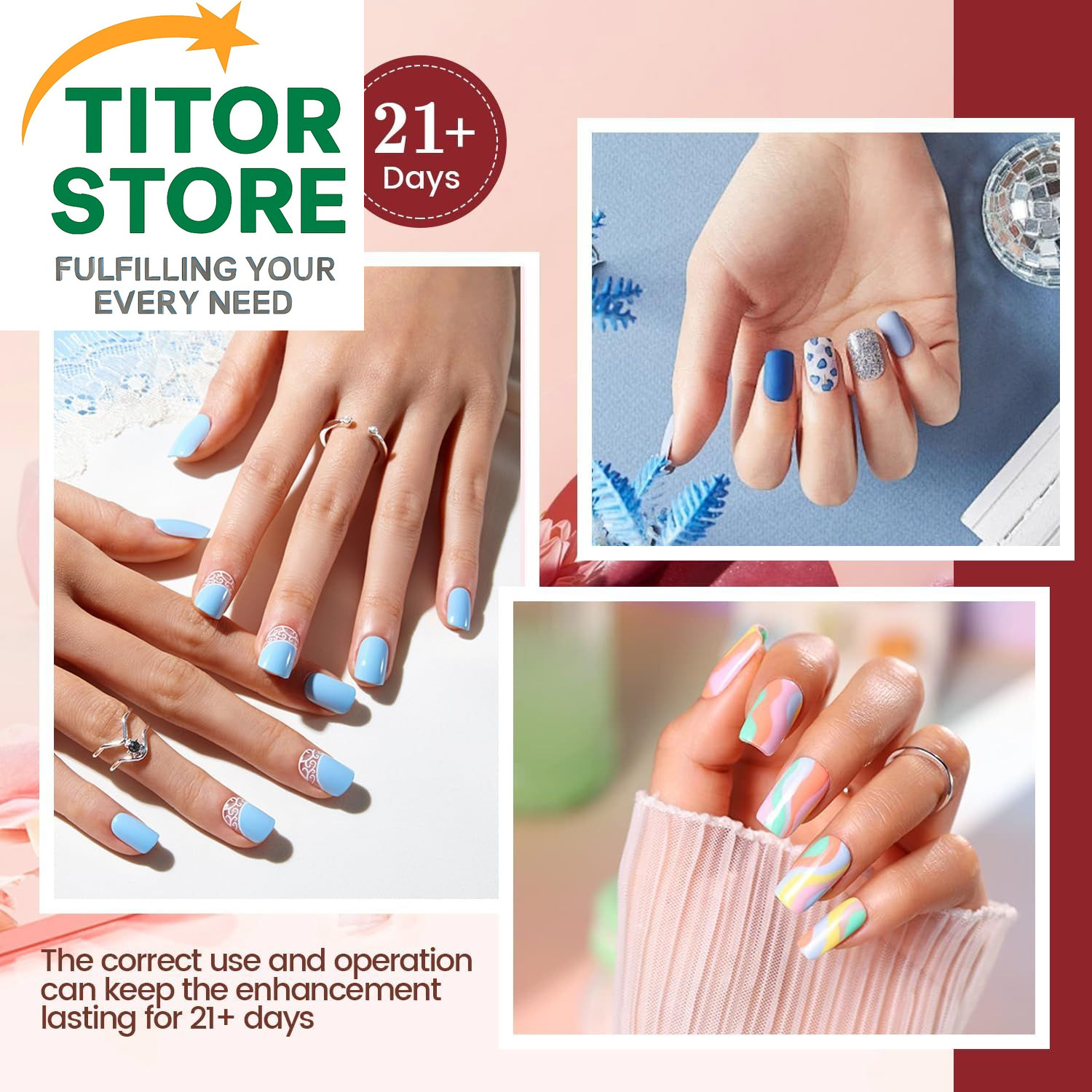 JODSONE Gel Nail Polish Kit with U V Light 32 Colors classic series 