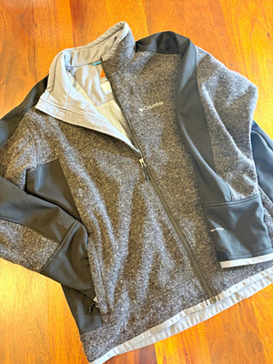 Columbia Omni-Heat Omni-Wind Block Men's XL Windproof Breathable Full Zip Jacket
