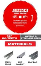 Diablo Steel Demon 12” 80 Teeth 