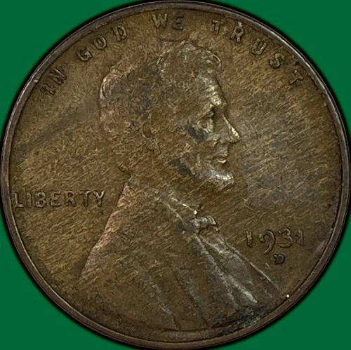 1931-D Lincoln Wheat Cent Choice Very Fine VF+/XF Coin #34264