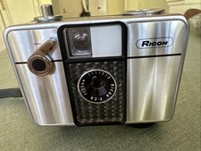 Ricoh Auto Half SE Silver Half Frame 35mm Film Camera Japan Not Tested