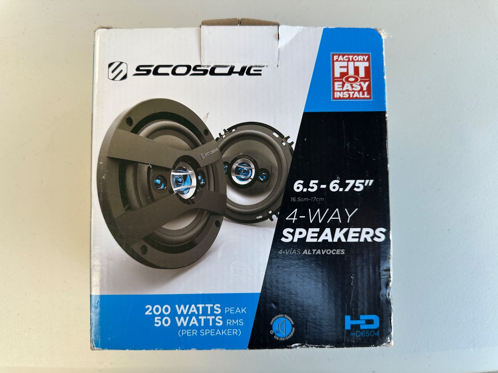 Model Hd6504, 6.5"-6.75", 200w, 50w Rms New Open Box!