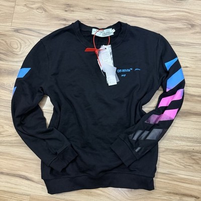 Off-White c/o Virgil Abloh 2019 Diag Gradient Arrow Crewneck Black