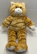 Build A Bear Workshop Plush Orange Tabby Cat With Working Meow Sound Box Retired