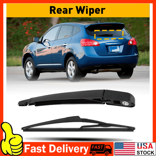 Juego de brazo y cuchillas limpiaparabrisas trasero para Nissan Rogue 2008 2009 2010 2011 2012 2013 nuevo - Imagen 15 de 17
