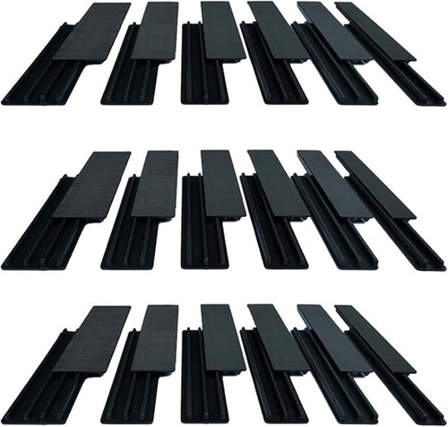 20mm Bridge Packers - Black HIPS Glazing Packers for Easy Leveling of Doors & Wi - Picture 3 of 10