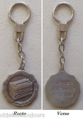 Fulmen Barber Brazzaville Pointe Noire Battery Keychain