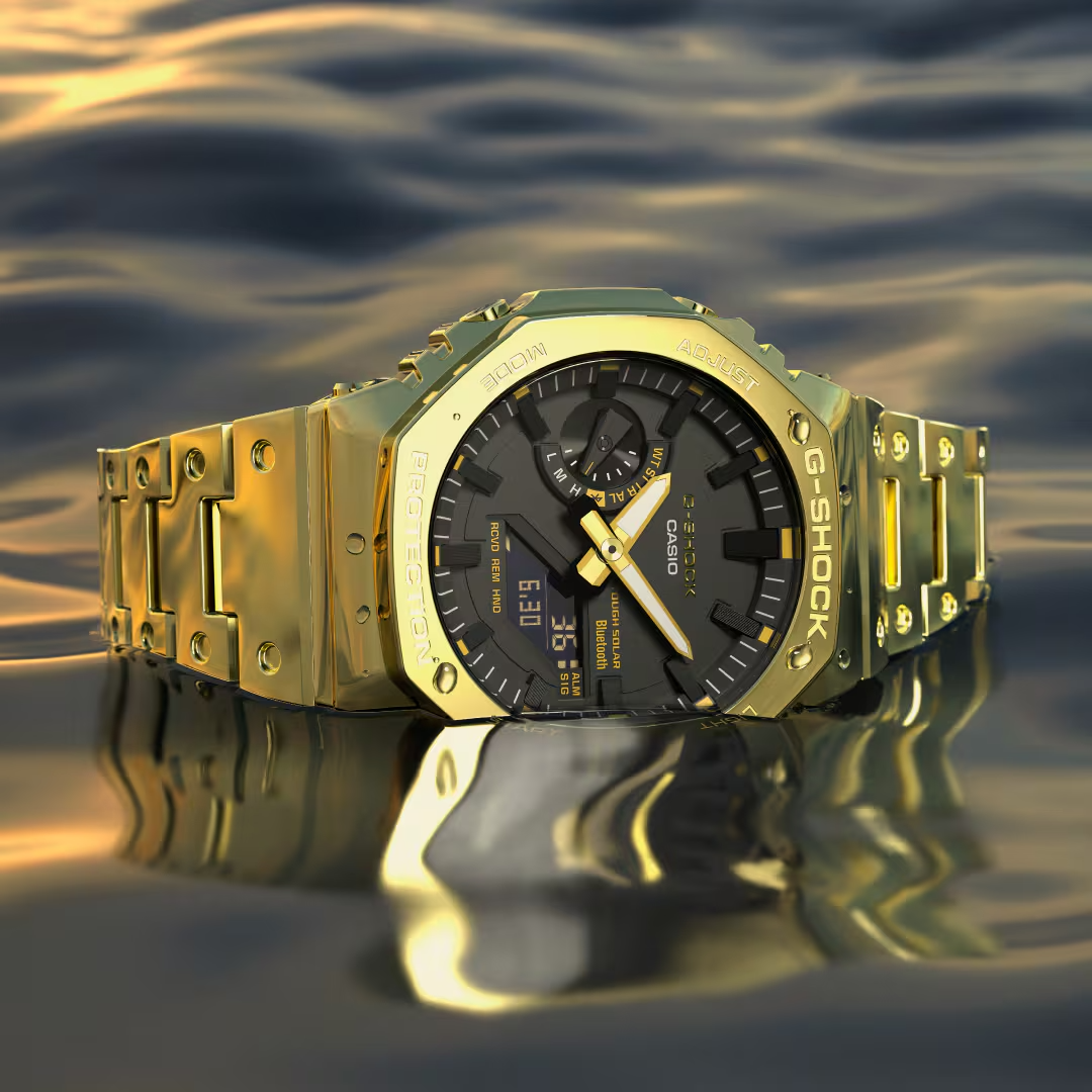 新品 未使用 カシオ CASIO G-SHOCK GM-B2100GD-9AJF Casio G-SHOCK Full Metal 2100 Series GM-B2100GD-9AJF Gold JAPAN