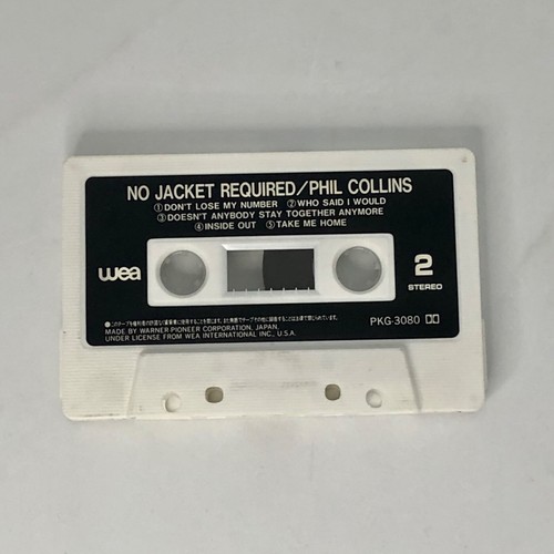 Phil Collins – No Jacket Required Japan Cassette PKG-3080 - Picture 7 of 9