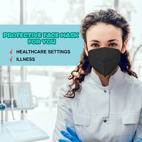 20/50/100 PCS KN95 Protective 5-Layer Disposable Mask Adult Respirator US Stock - Picture 69 of 130