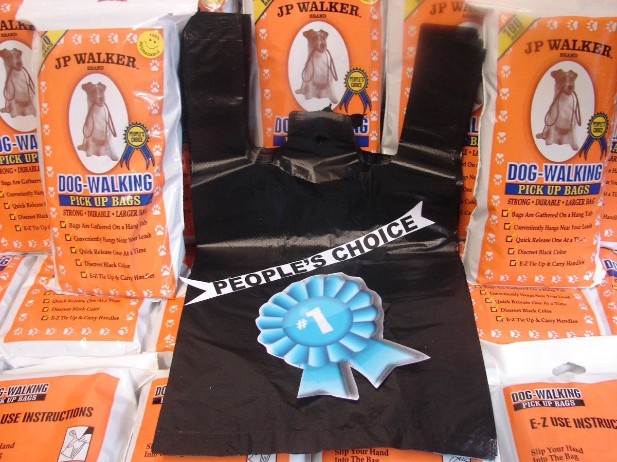 600 Dog Walking E Z Tie Handles Poop Clean Up Waste Pick Up Bags