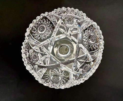 Rare Antique PAIRPOINT Pedestal ABP Centerpiece Bowl Signed - Picture 9 of 11
