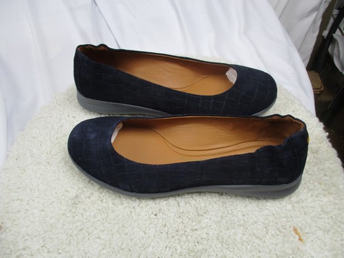 Women’s Freedom Blue Croc Suede Dance Shoes Samuel Hubbard. FREE SHIPPING! - Picture 3 of 11
