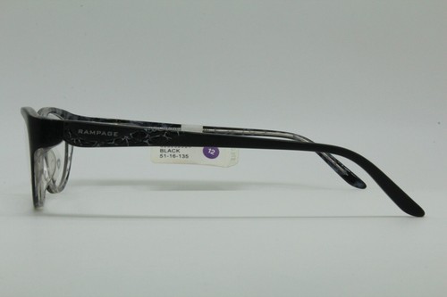 2 Unità Montature Occhiali Rampage Donna R178 Occhiali Ottici Neri Rx-able #11 - Foto 3 di 8