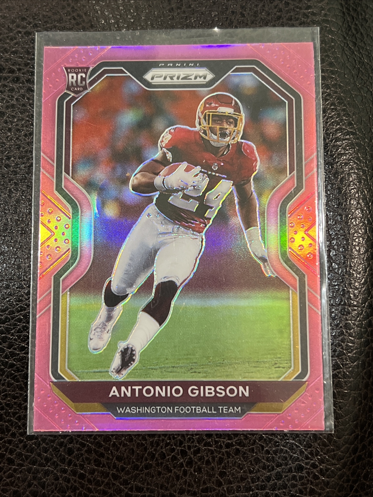 2020 Prizm Antonio Gibson Pink Prizm Rookie Prizm RC #384 Commanders