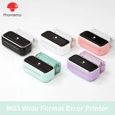 Phomemo M03 Mobile Photo Portable Bluetooth Printer print sizes 2 and 3 inch Lot