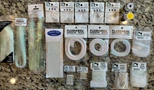 PEARL FLY TYING SET - tubing flash beads dubbing skin eyes legs thread- Lot # 23